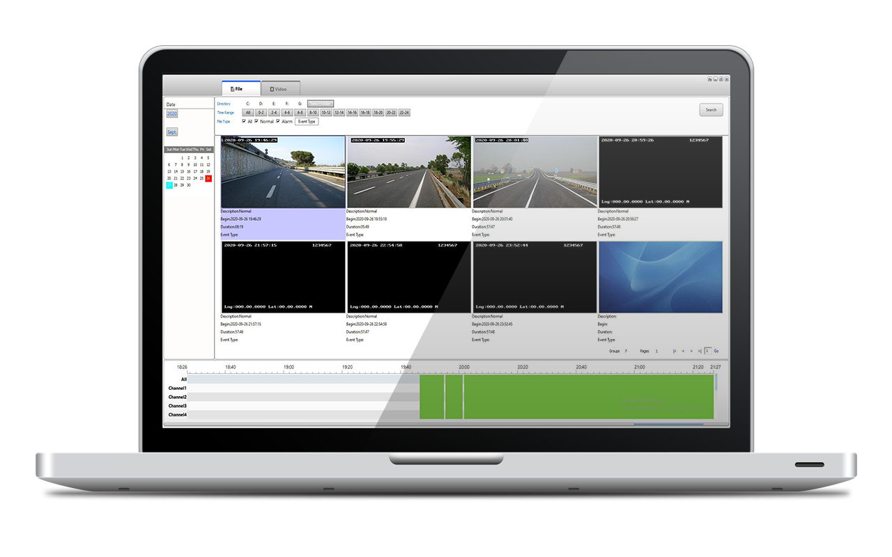 Software video controllo flotte veicoli